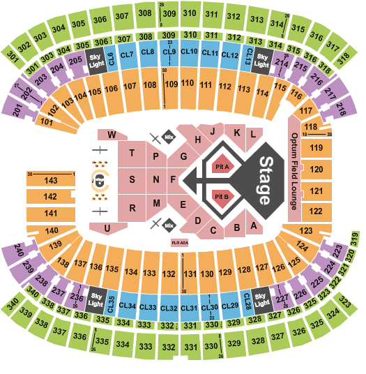 Gillette Stadium Usher Seating Chart